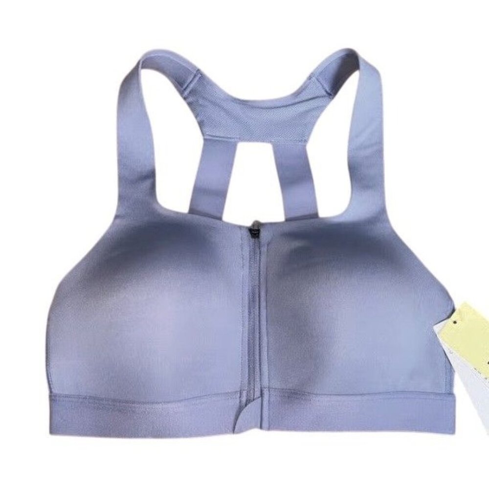 All in Motion Sculpt High Support Zip Front Sports Bra 34C (10-AL)